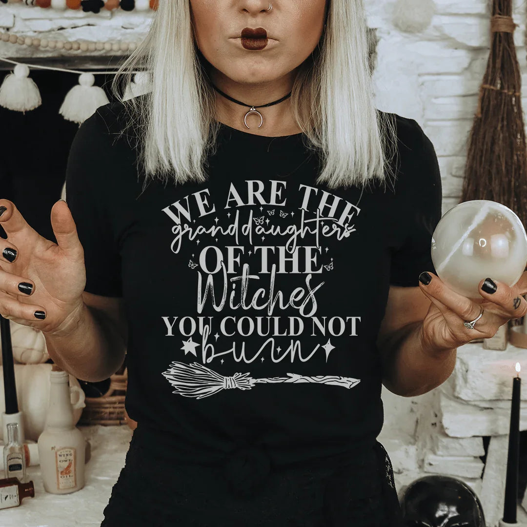 We Are The Granddaughters Of Witches You Could Not Burn Tee product image 1