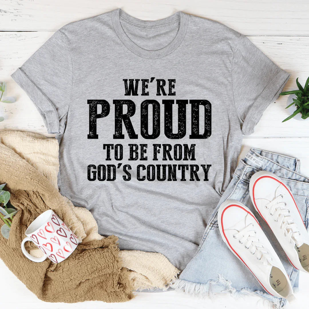 Southern Pride Country Lifestyle Graphic T-Shirt – \"God's product image 2