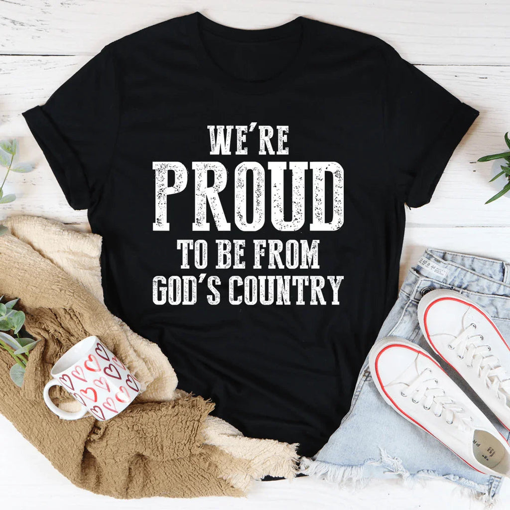 Southern Pride Country Lifestyle Graphic T-Shirt – \"God's product image 3