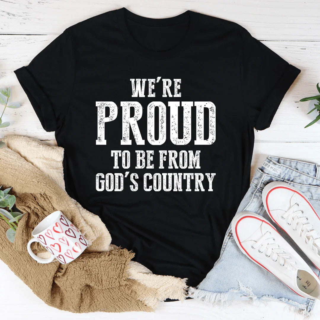 Southern Pride Country Lifestyle Graphic T-Shirt – \"God's product image 3