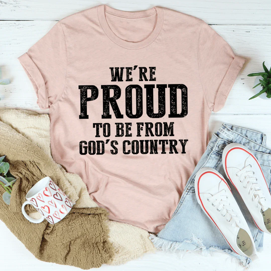 Southern Pride Country Lifestyle Graphic T-Shirt – \"God's product image 4