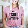 Southern Pride Country Lifestyle Graphic T-Shirt – \"God's product image 1