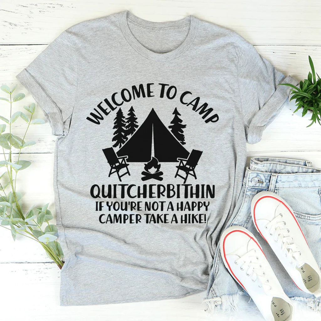 Welcome To Camp Quitcherbithin Tee product image 2