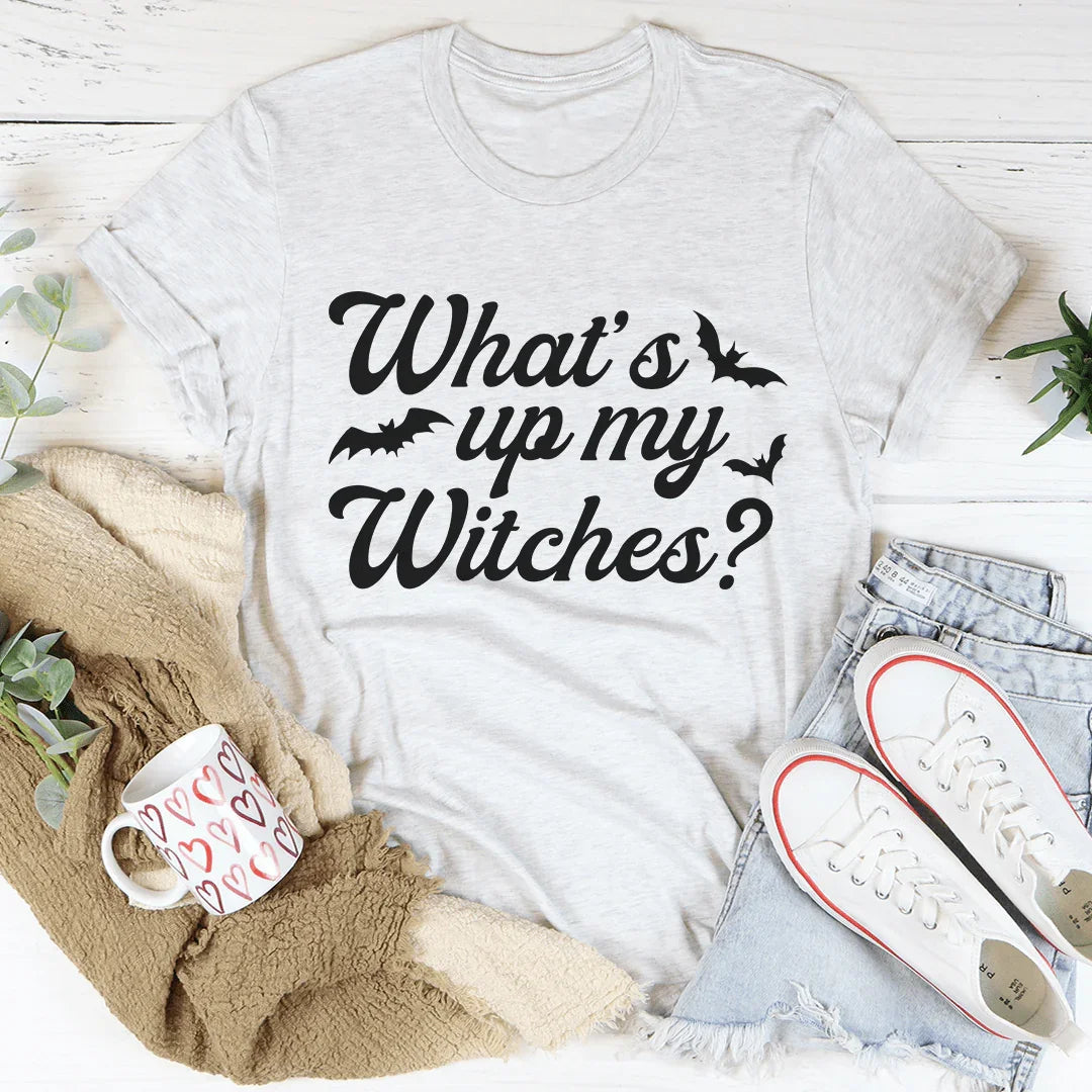 What's Up My Witches Graphic Top – Funny Spooky Season product image 4