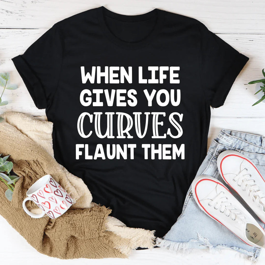When Life Gives You Curves Tee product image 3