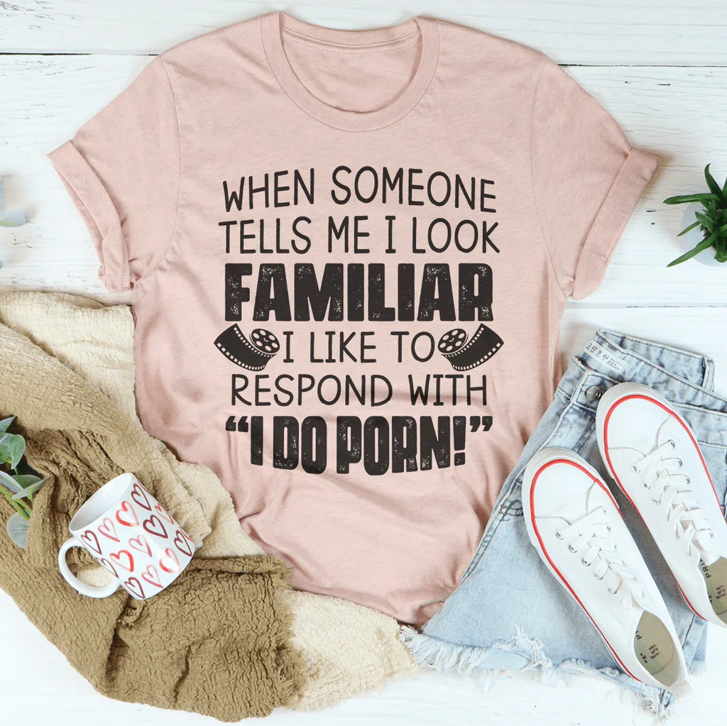 Unfiltered Dark Humor Graphic Tee – \"WHEN SOMEONE TELLS ME product image 4