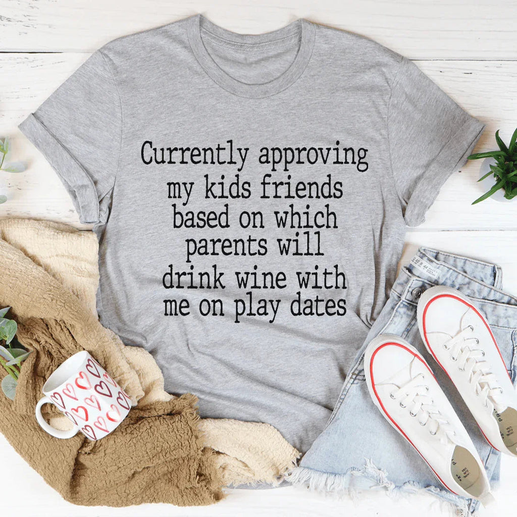 Wine Play Dates Tee product image 2
