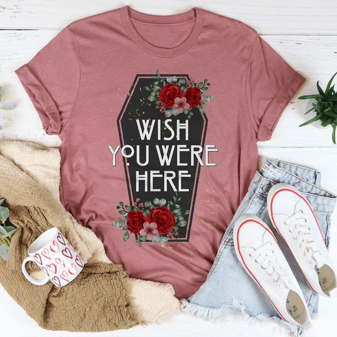 Wish You Were Here Coffin Tee product image 2