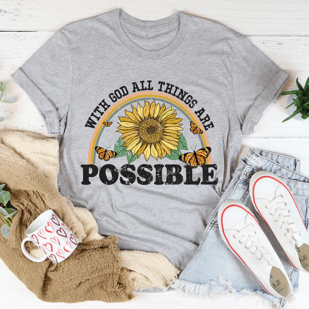 With God All Things Are Possible Tee product image 2