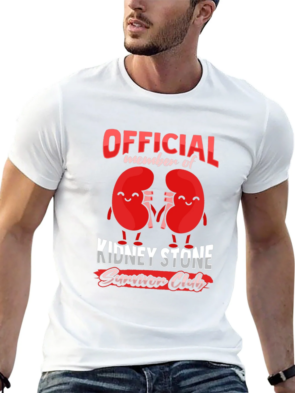 Kidney Stone Survivor Club T-Shirt - Official Member product image 4