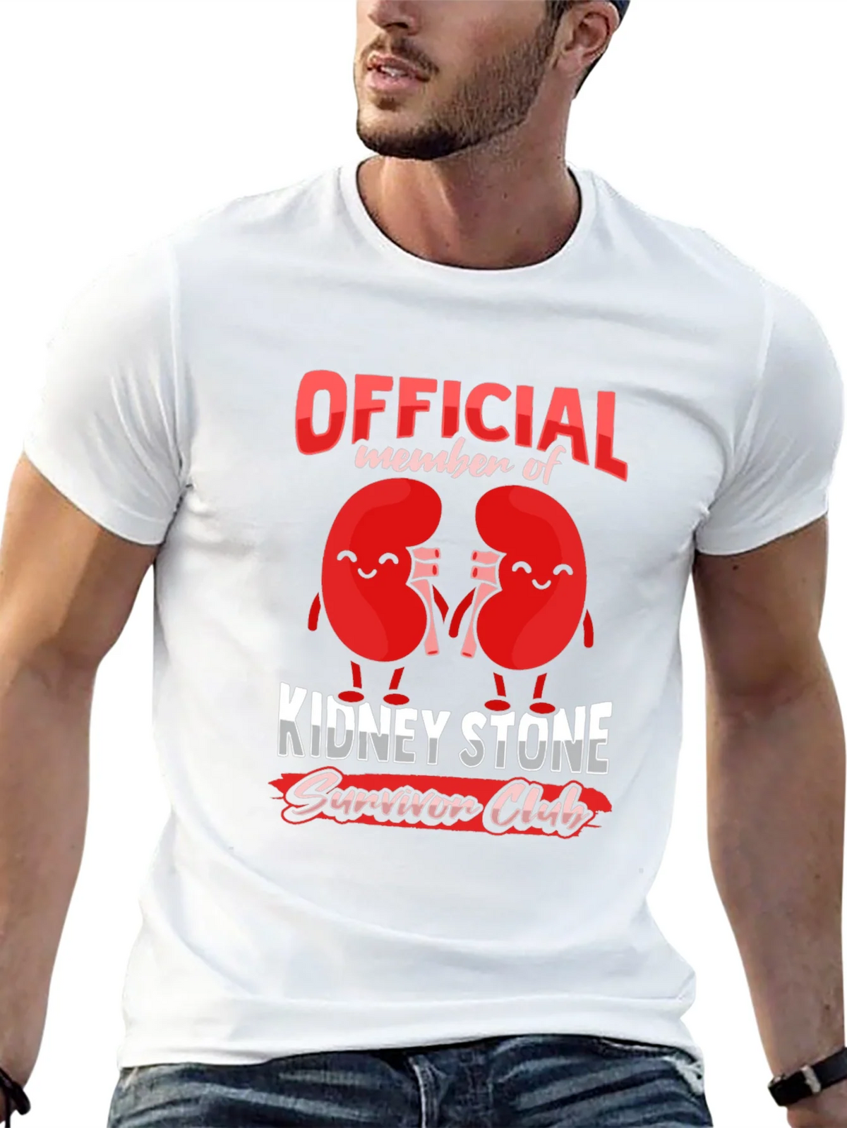 Kidney Stone Survivor Club T-Shirt - Official Member product image 4