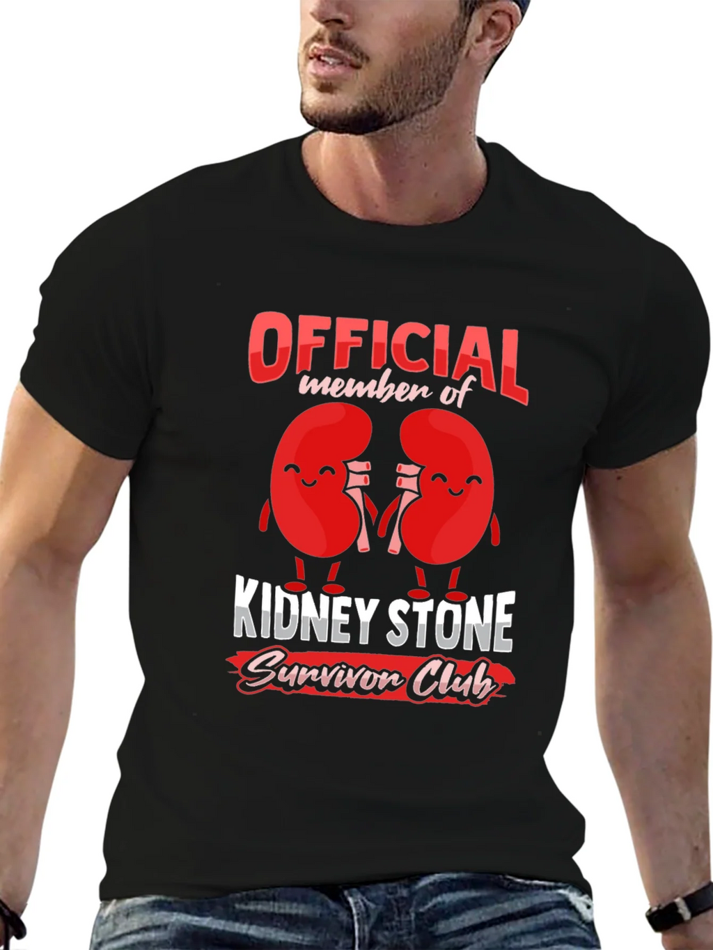 Kidney Stone Survivor Club T-Shirt - Official Member product image 2