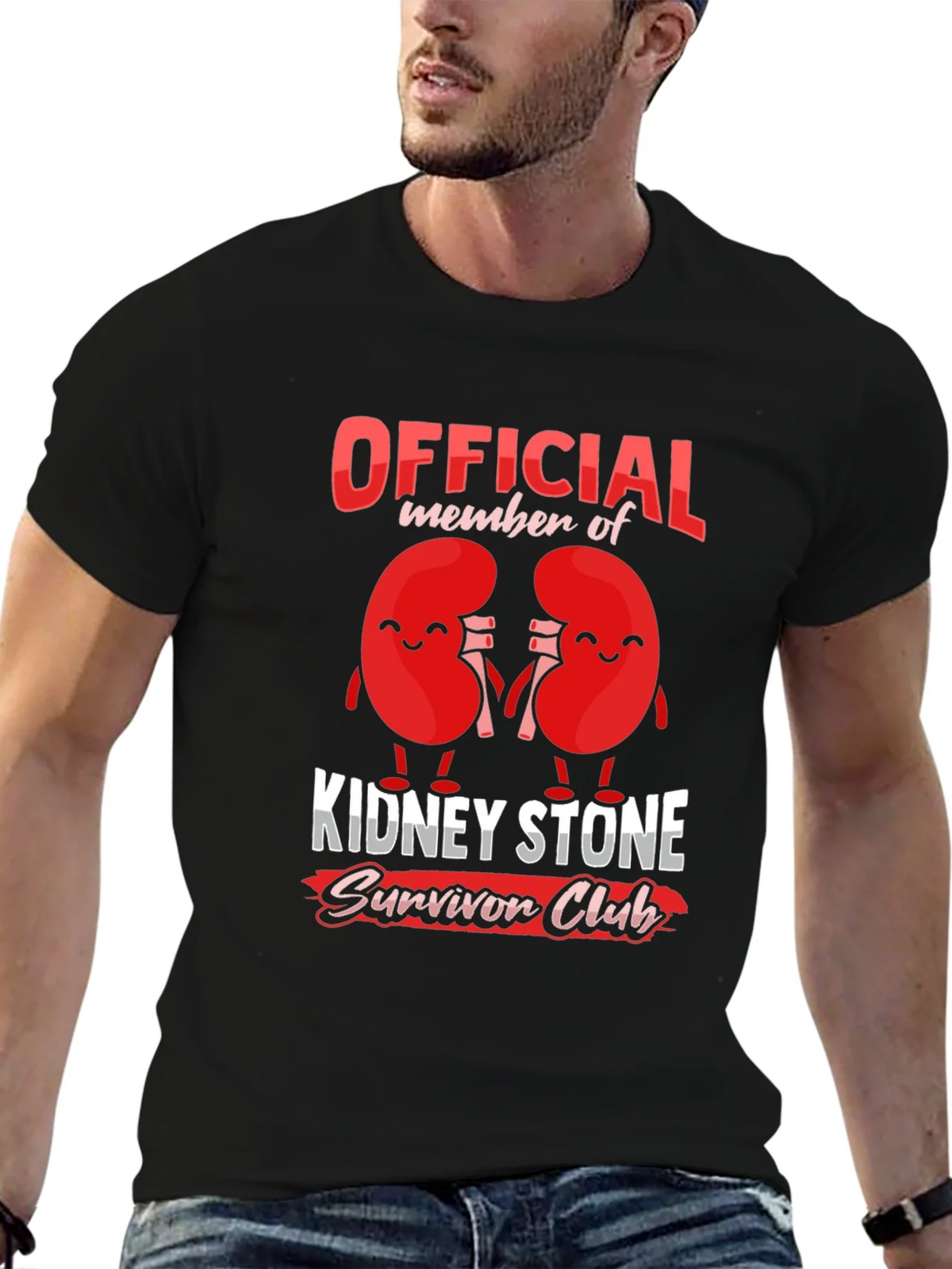 Kidney Stone Survivor Club T-Shirt - Official Member product image 2