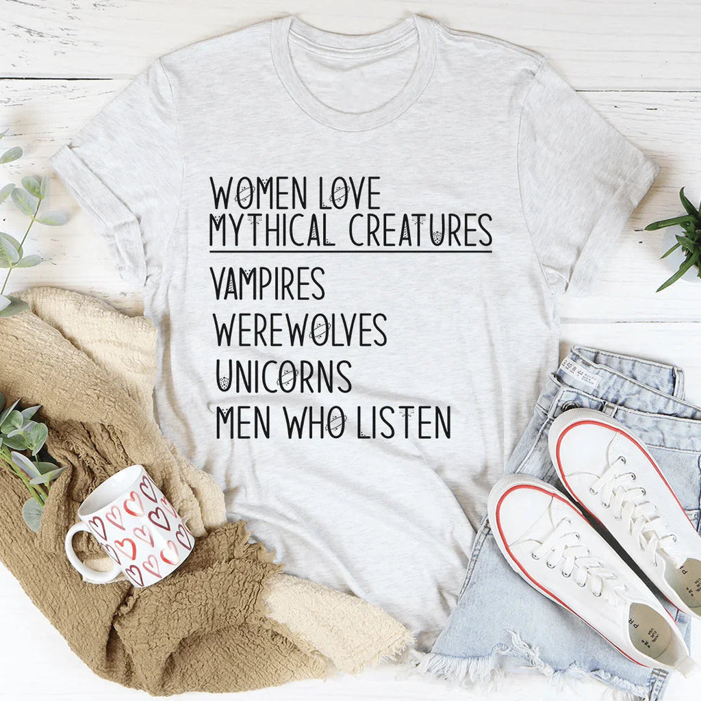 Women Love Mythical Creatures Tee product image 3