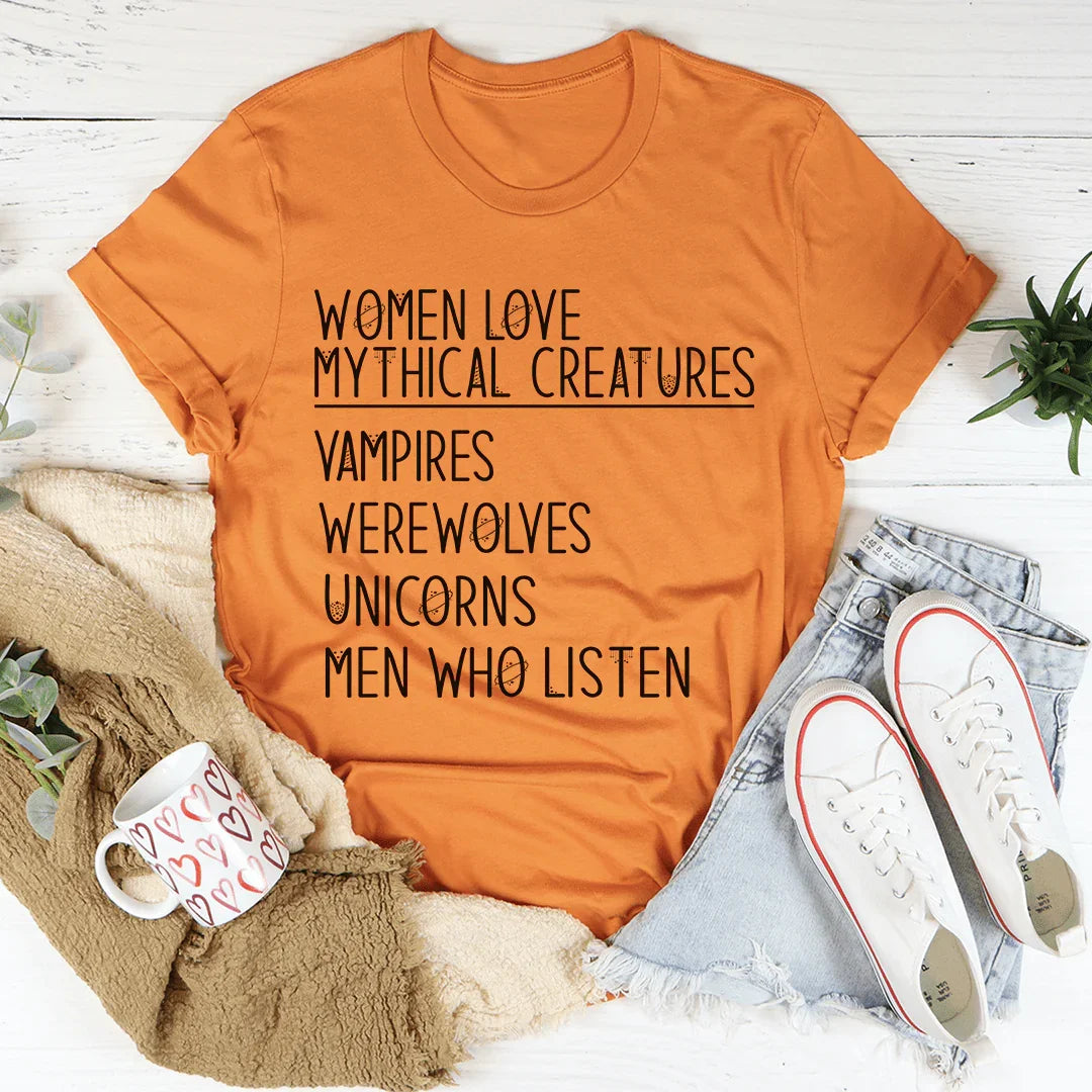 Women Love Mythical Creatures Tee product image 4