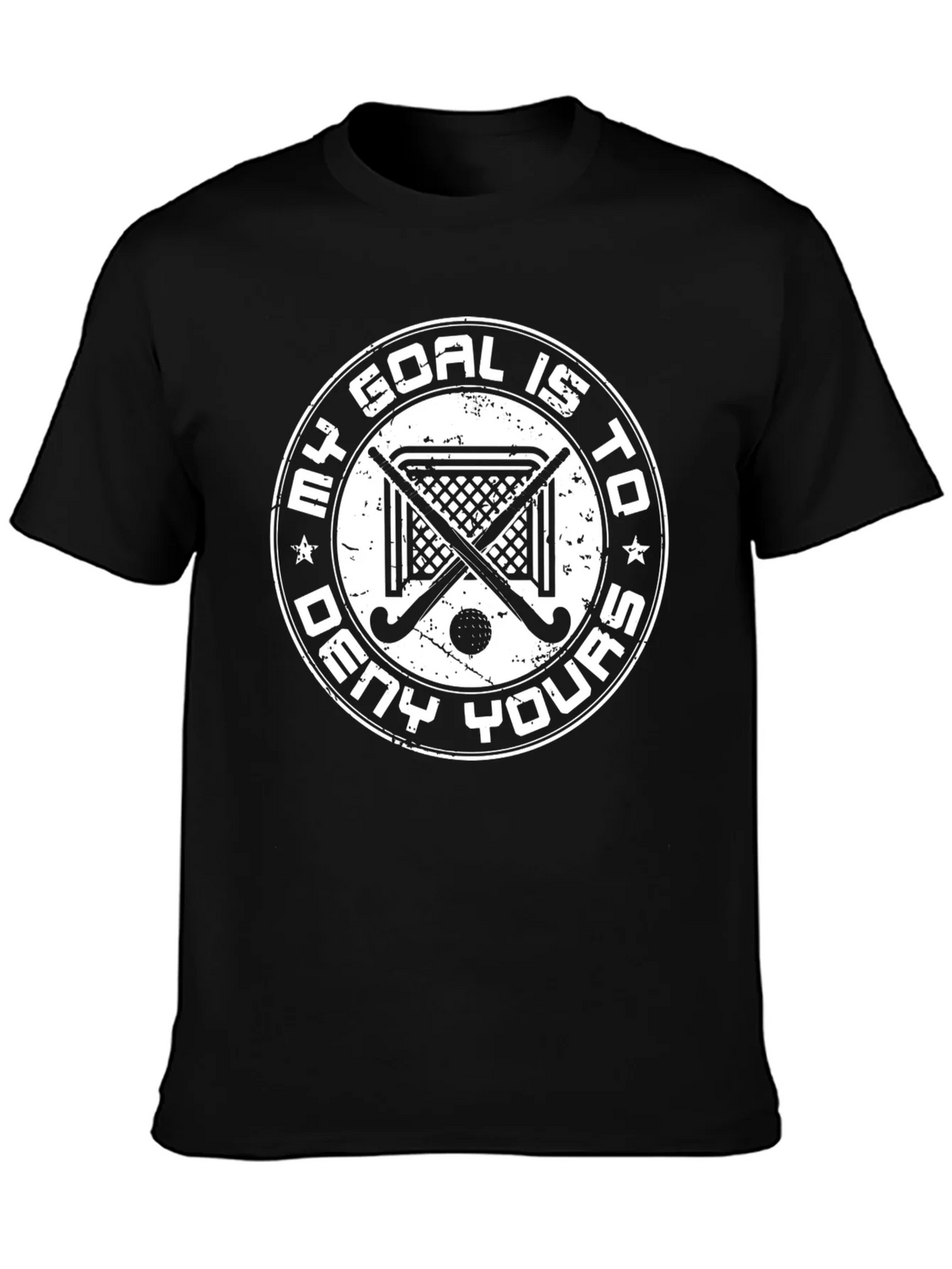 My Goal Is To Deny Yours T-Shirt Hockey product image 3
