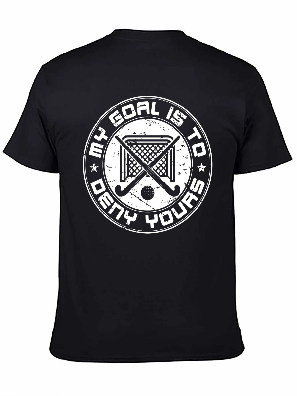 My Goal Is To Deny Yours T-Shirt Hockey product image 4