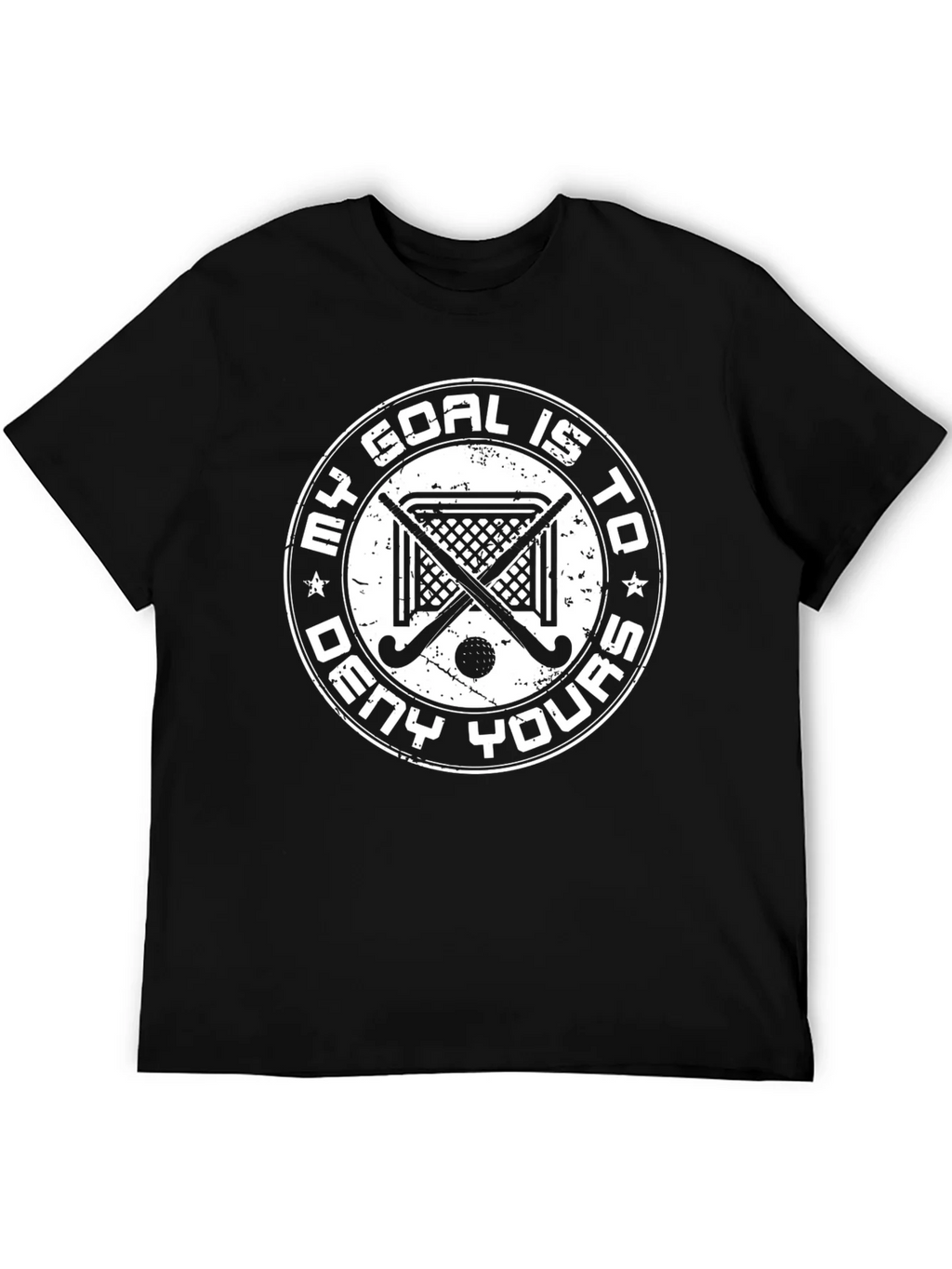 My Goal Is To Deny Yours T-Shirt Hockey product image 5
