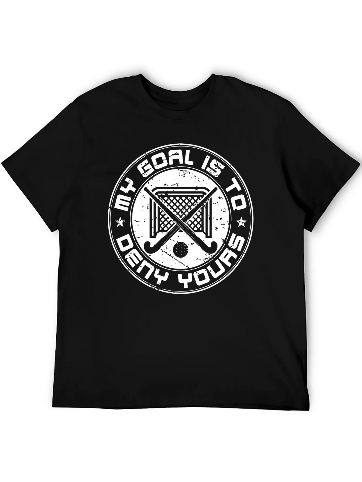 My Goal Is To Deny Yours T-Shirt Hockey product image 5