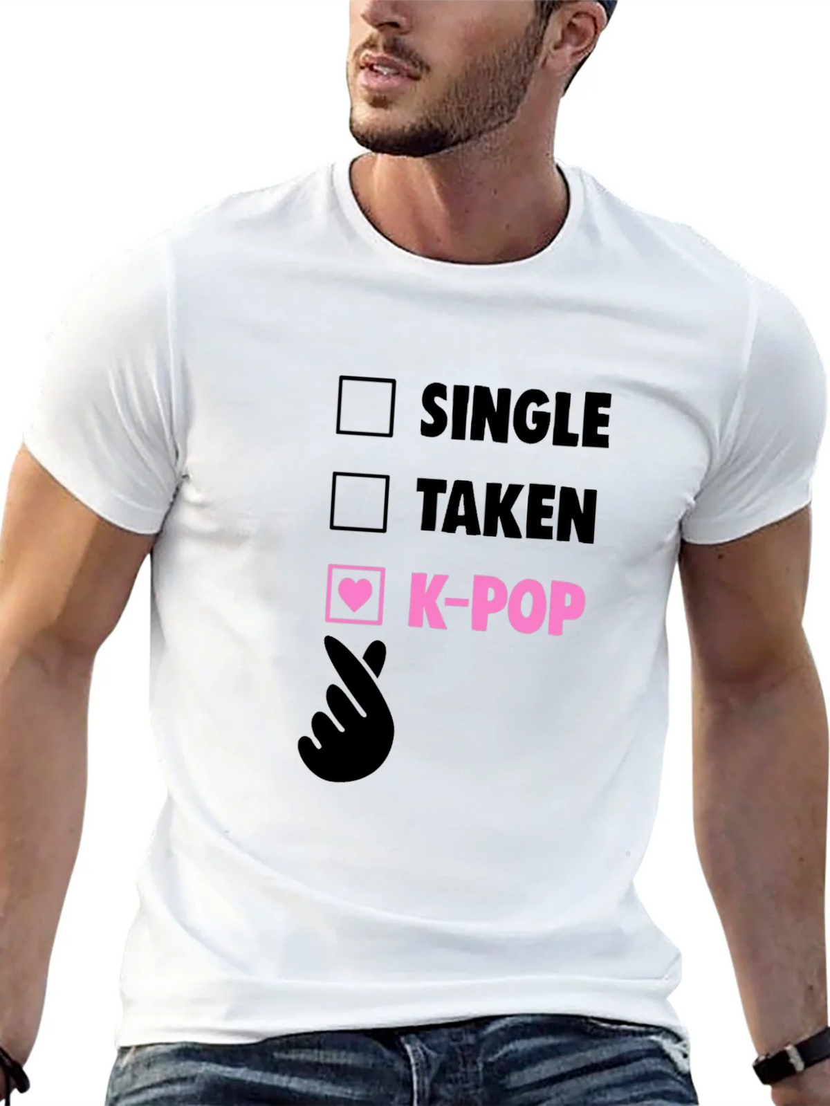 K-Pop Fan T-Shirt: Single Taken Checkbox Tee product image 3