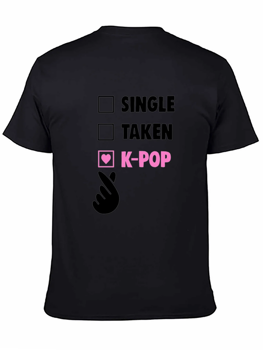 K-Pop Fan T-Shirt: Single Taken Checkbox Tee product image 2