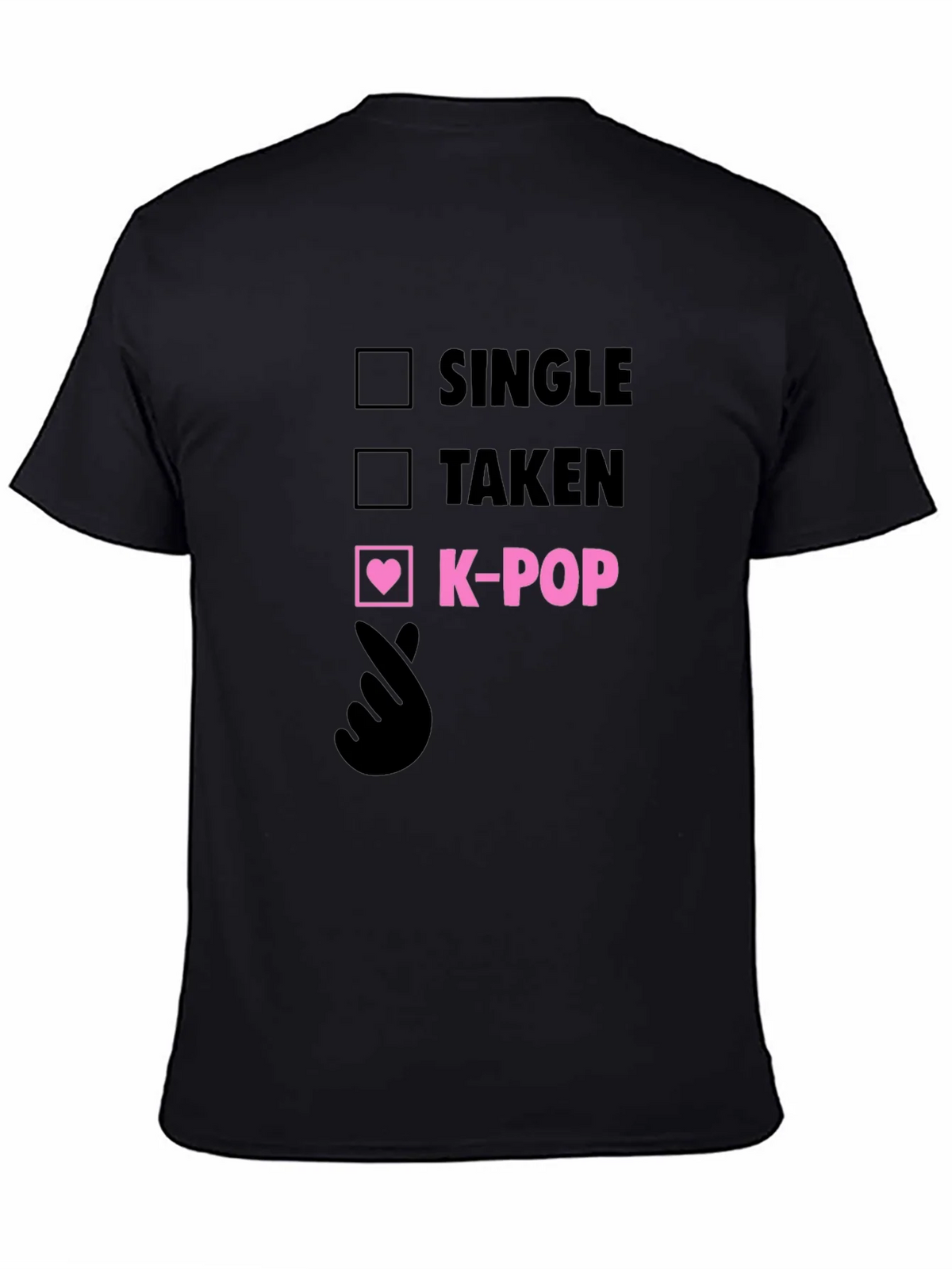 K-Pop Fan T-Shirt: Single Taken Checkbox Tee product image 2