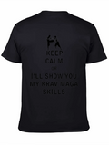 Keep Calm Krav Maga Skills Graphic Tee product image 1