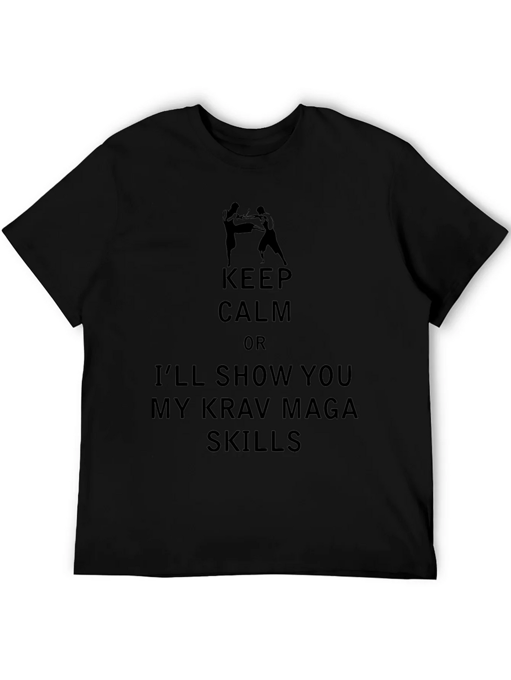 Keep Calm Krav Maga Skills Graphic Tee product image 2