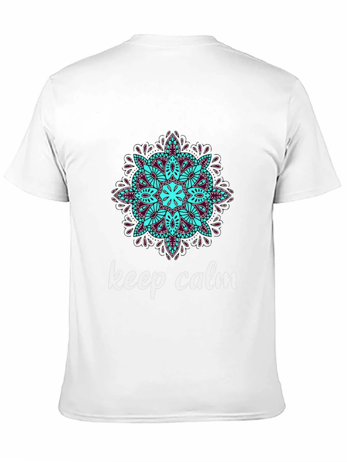 Keep Calm Mandala T-Shirt - Relaxed Fit Stylish Design product image 4