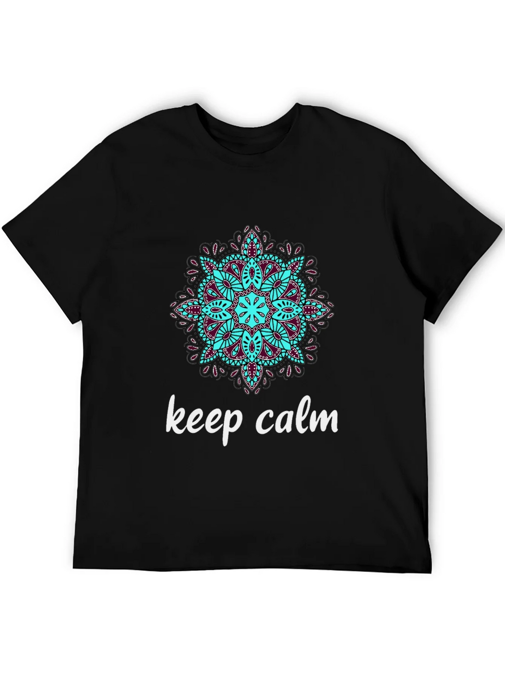 Keep Calm Mandala T-Shirt - Relaxed Fit Stylish Design product image 3