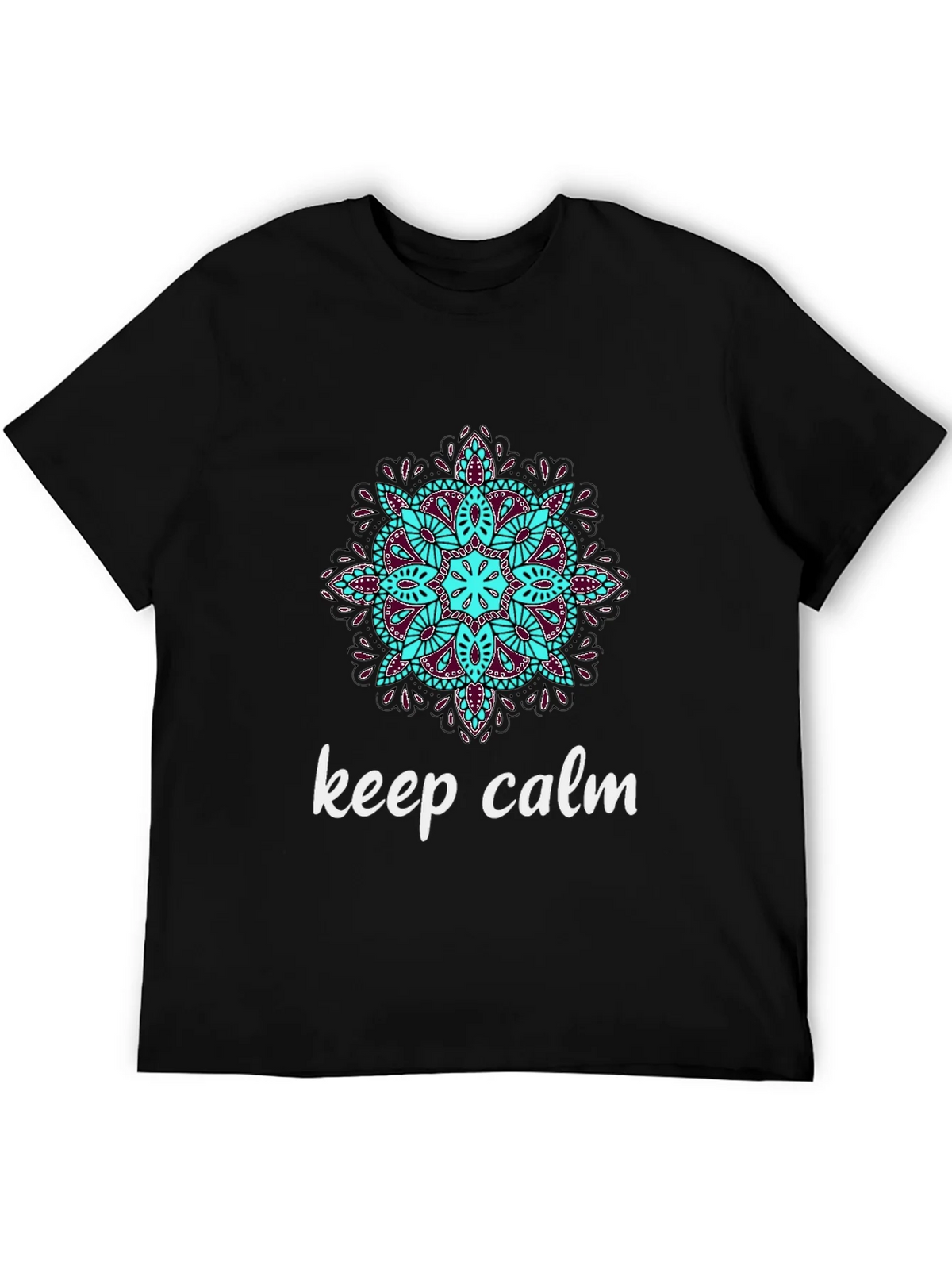 Keep Calm Mandala T-Shirt - Relaxed Fit Stylish Design product image 3