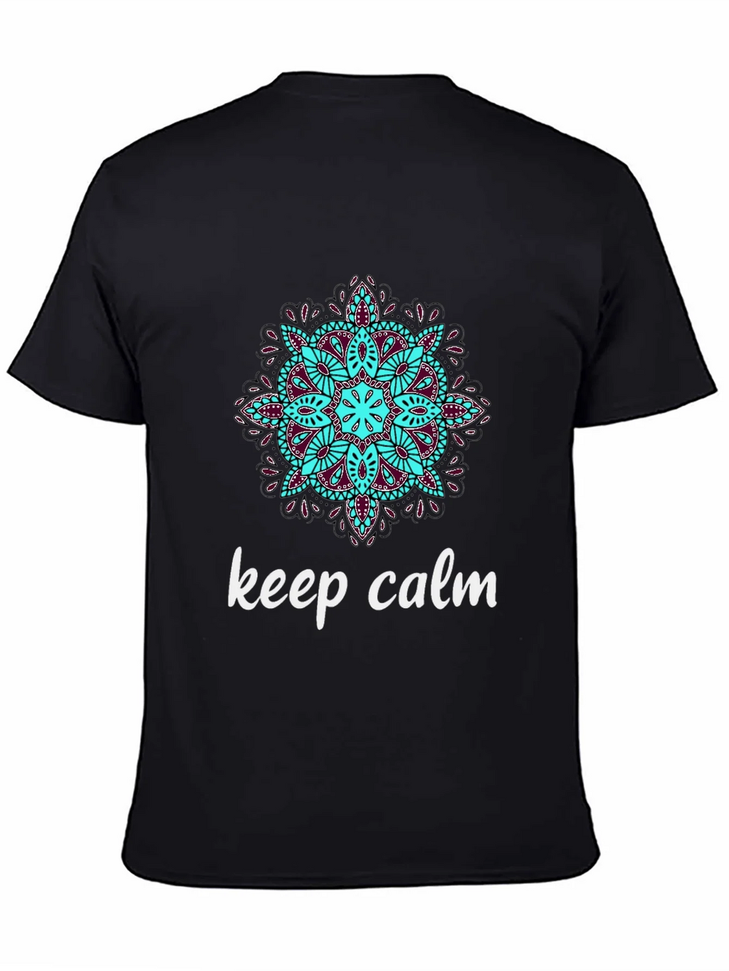 Keep Calm Mandala T-Shirt - Relaxed Fit Stylish Design product image 2