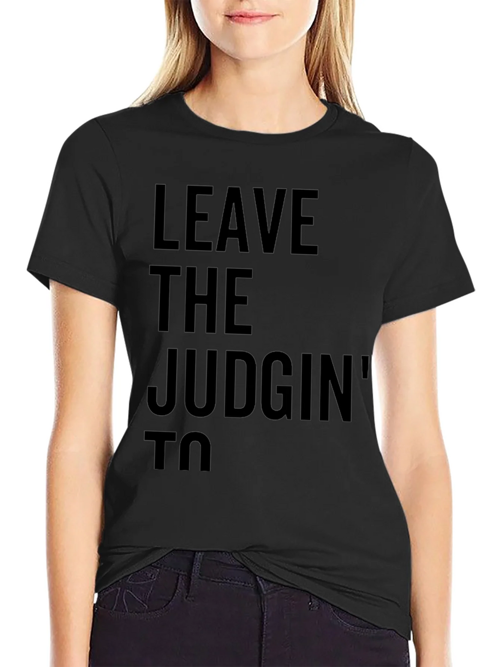 Leave the Judgin to Me Graphic Tee product image 2