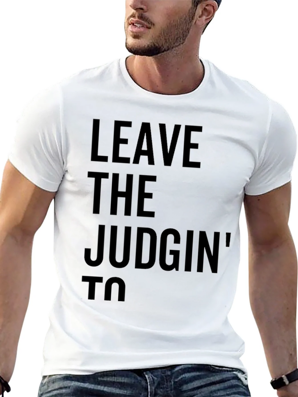 Leave the Judgin to Me Graphic Tee product image 11