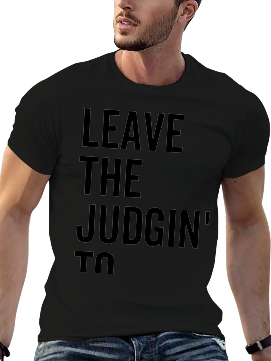 Leave the Judgin to Me Graphic Tee product image 6