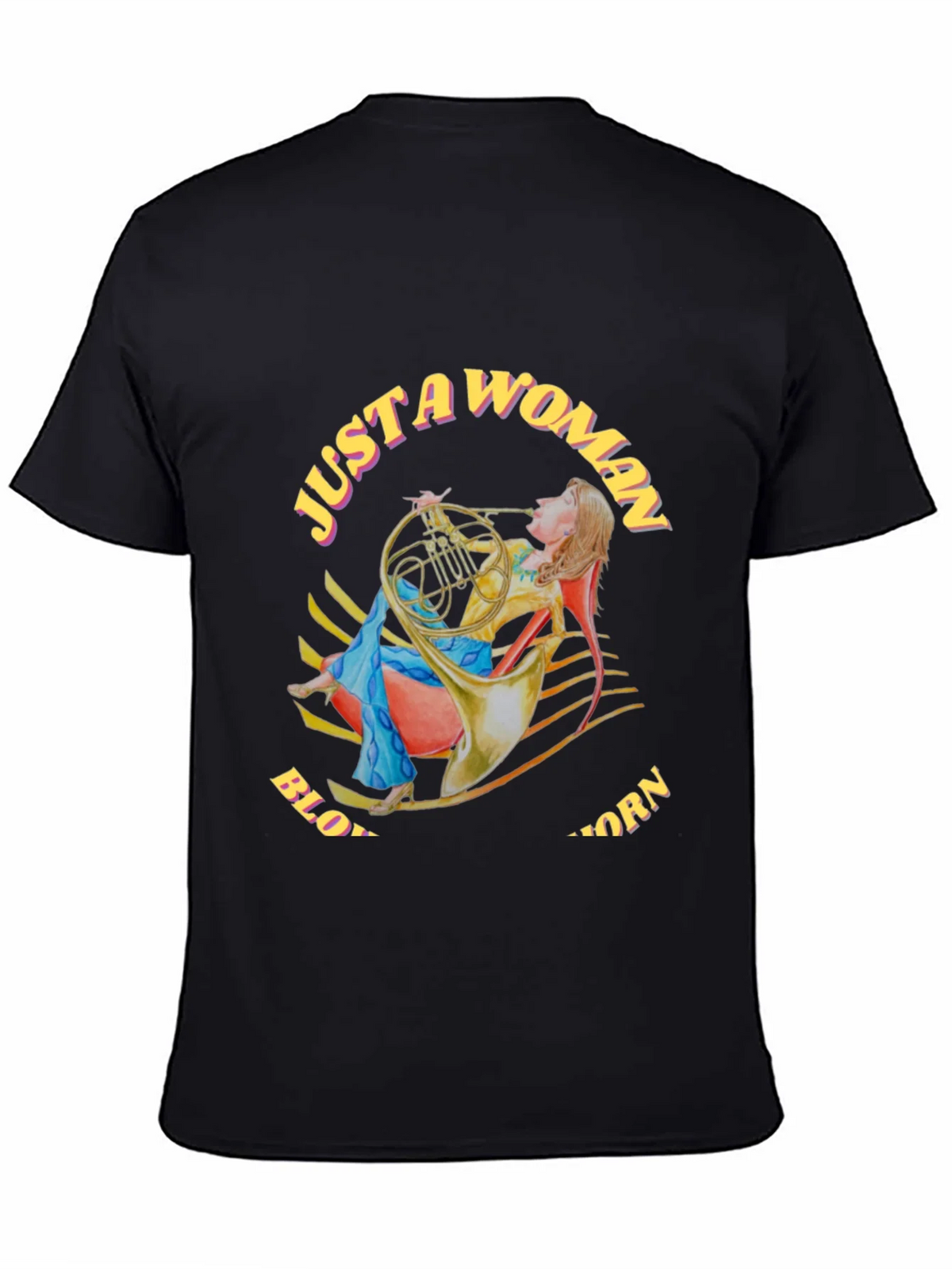 Just A Woman Blowing A Horn T-Shirt product image 2