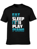 Eat Sleep Repeat Piano T-Shirt product image 1
