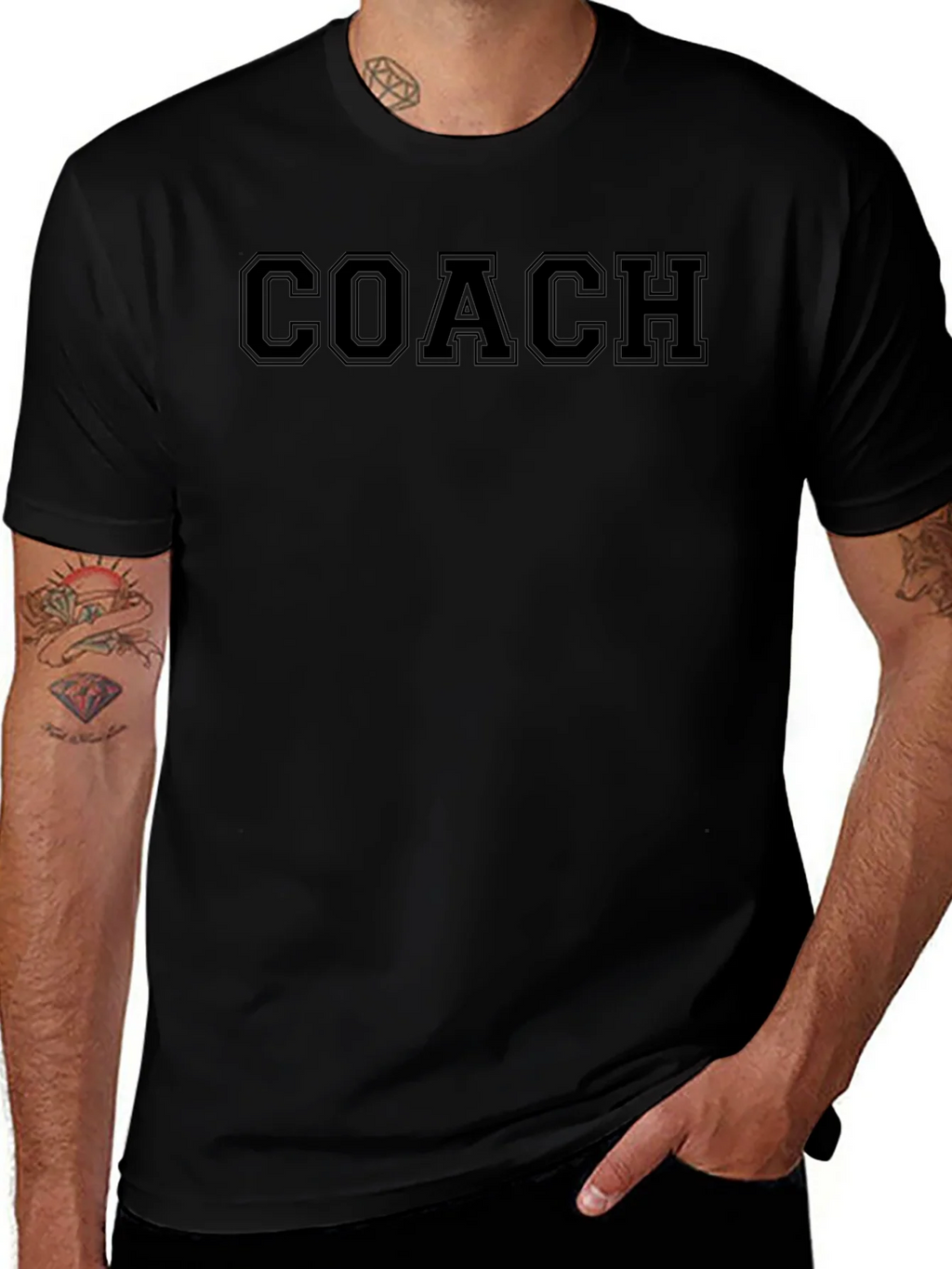 Coach T-Shirt - Solid Black product image 1