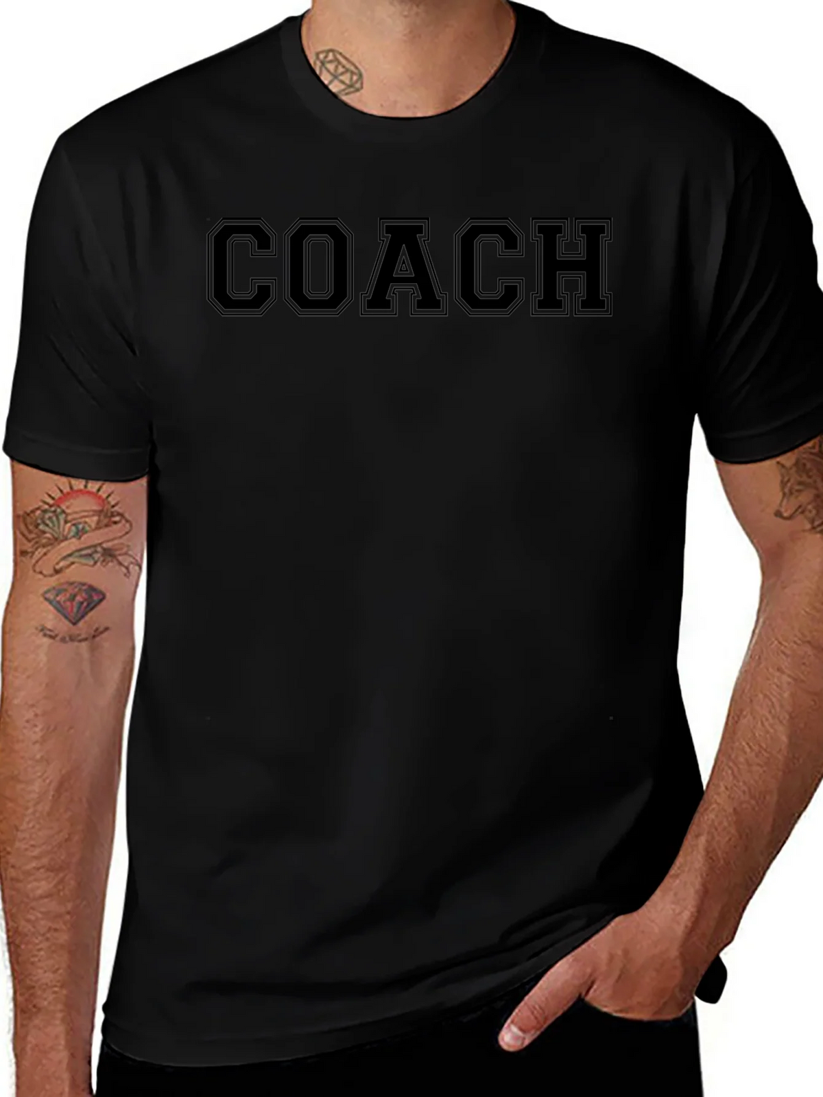 Coach T-Shirt - Solid Black product image 1