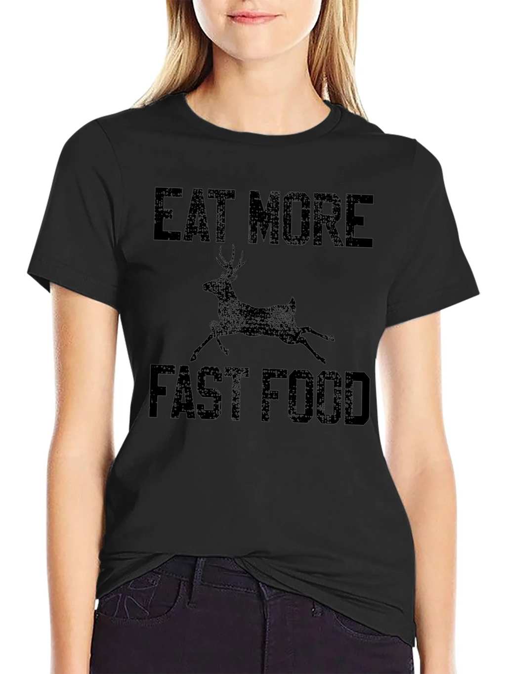 Eat More Deer Fast Food Graphic Tee product image 1