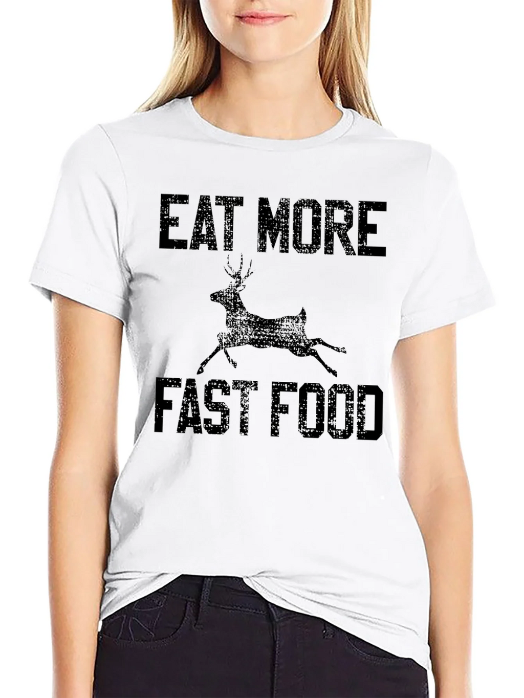 Eat More Deer Fast Food Graphic Tee product image 5