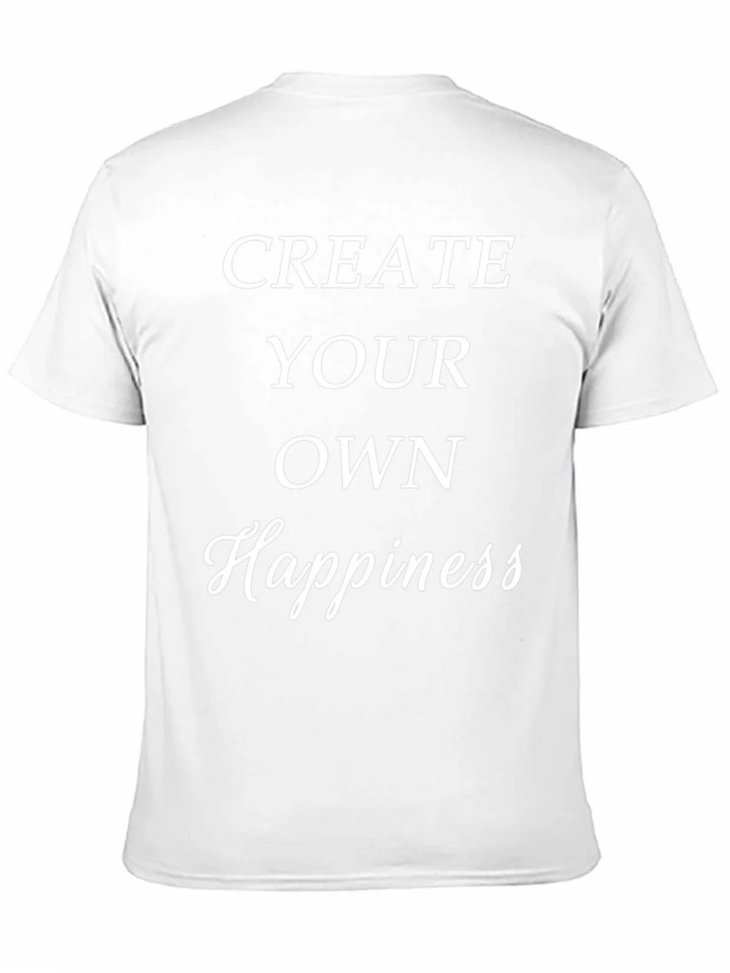 Create Your Own Happiness Black T-Shirt product image 2