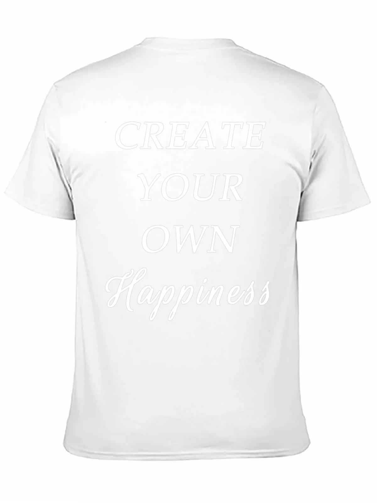 Create Your Own Happiness Black T-Shirt product image 2