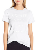 Create Your Own Happiness Black T-Shirt product image 1