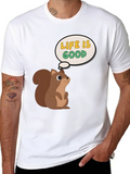 Life Is Good Squirrel Graphic Tee - Mens Black T-Shirt product image 1