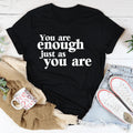Inspirational Self-Love Crewneck Tee – \"You Are Enough product image 1