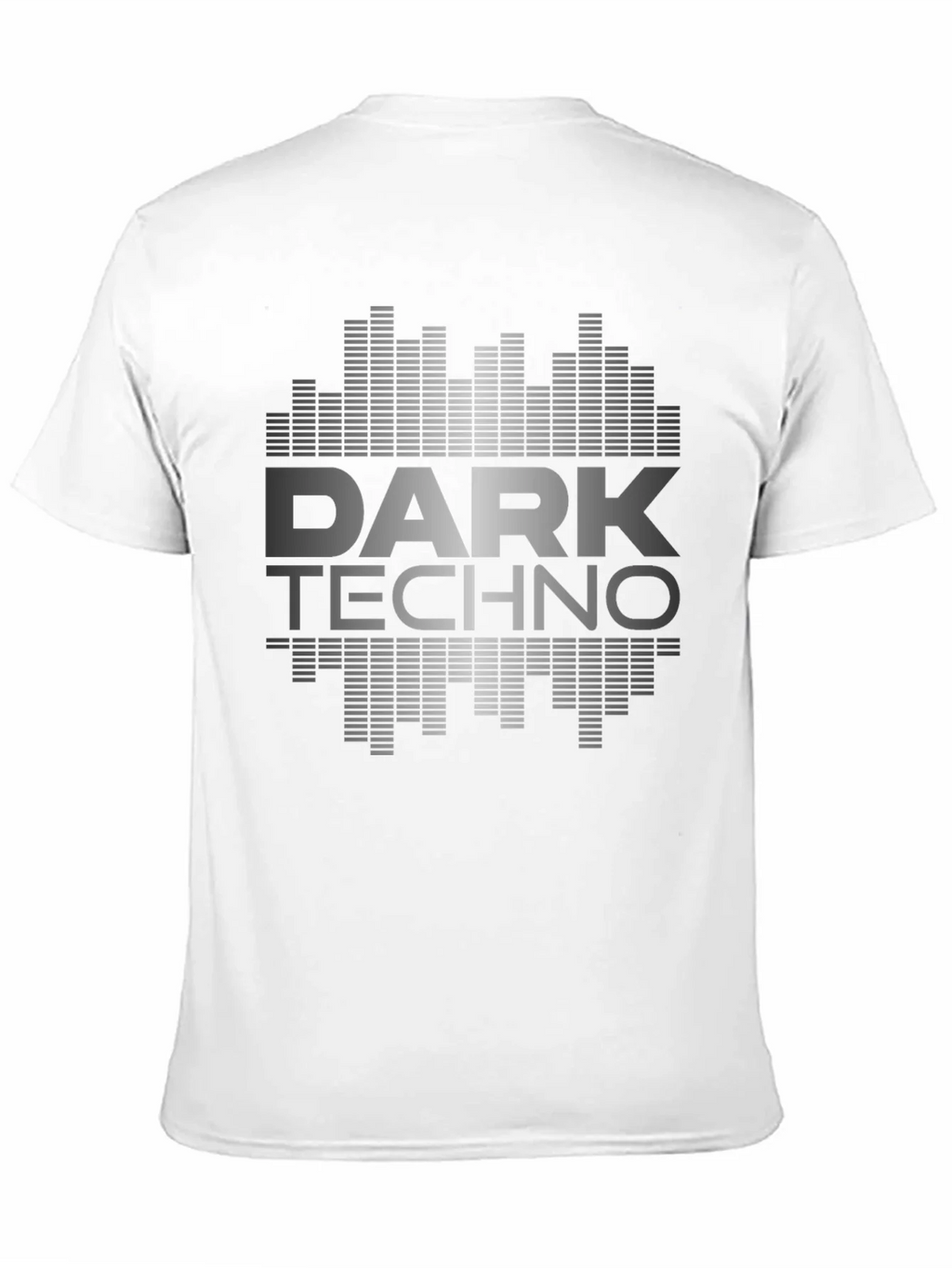 Dark Techno Graphic Print Black T-Shirt product image 9