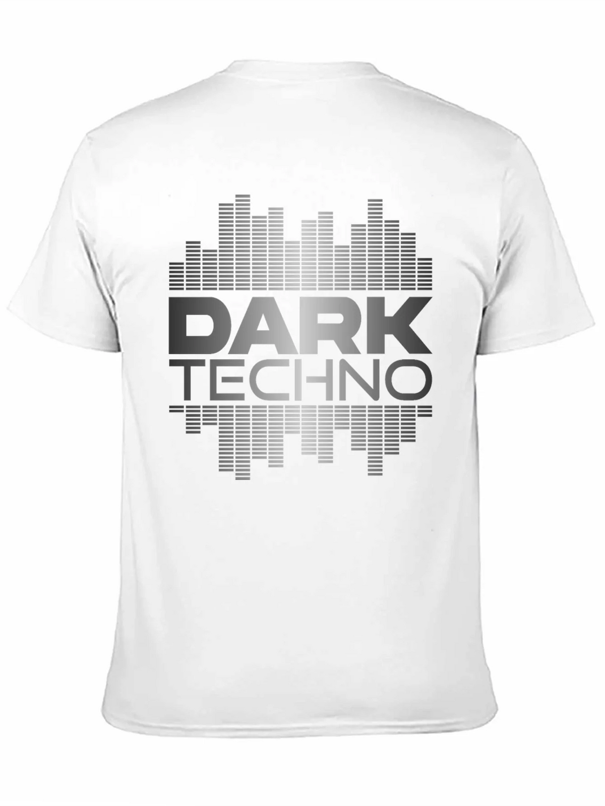 Dark Techno Graphic Print Black T-Shirt product image 9