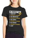 Bitcoin Rising T-Shirt - My Perfect Day product image 1