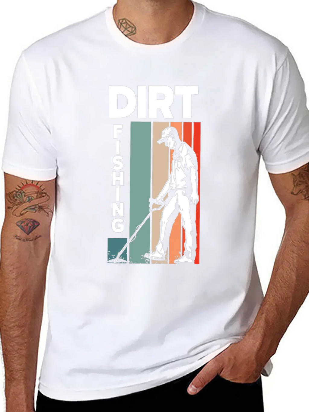 Dirt Fishing T-Shirt - Metal Detecting Hobby product image 3